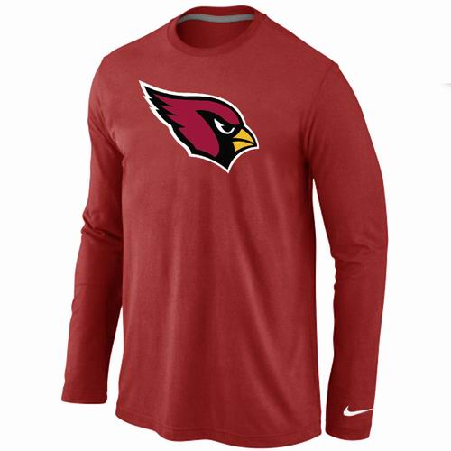 Nike Arizona Cardinals Team Logo Long Sleeve NFL T-Shirt - Red